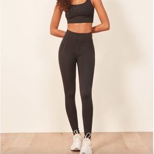 Girlfriend Collective Black High Rise Leggings